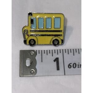 Yellow School Bus Pin Brooch